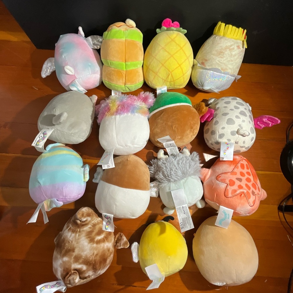 Squishmallows No Tag Lot of 15 - Picture 2 of 3